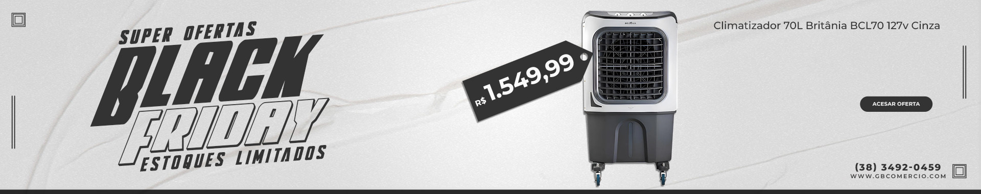 Black Friday - Climatizador