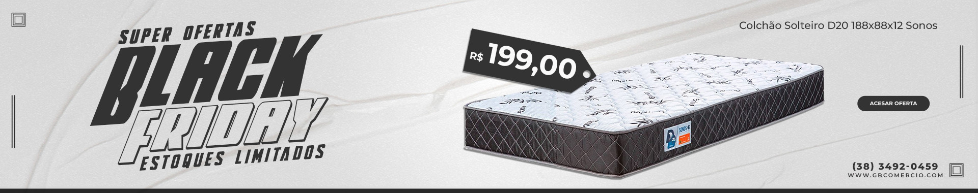 Black Friday - Colchão
