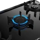 Miniatura 4 do produto Fogão 5 Bocas Preto com Mesa de Vidro Atlas Mônaco Top Glass Bivolt