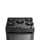Miniatura 5 do produto Fogão 5 Bocas Preto com Mesa de Vidro Atlas Mônaco Top Glass Bivolt