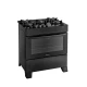 Miniatura 2 do produto Fogão 5 Bocas Preto com Mesa de Vidro Atlas Mônaco Top Glass Bivolt