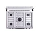 Miniatura 3 do produto Fogão 5 Bocas Preto com Mesa Inox Atlas Mônaco Plus Bivolt
