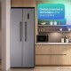 Miniatura 4 do produto Geladeira Refrigerador HQ Side By Side Frost Free 460L 127v Cinza