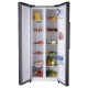 Miniatura 3 do produto Geladeira Refrigerador HQ Side By Side Frost Free 460L 127v Cinza