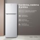 Miniatura 6 do produto Geladeira Refrigerador HQ Duplex Defrost 310L 127v Branca