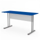 Miniatura 1 do produto Mesa 120x60cm Tampo 15mm Azul Pé Tradicional