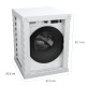 Miniatura 9 do produto Lava e Seca 11Kg / 6KG Inverter Água Quente e Fria Brastemp 127v Branca