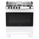 Miniatura 1 do produto Fogão 5 Bocas Branco com Mesa Inox Mônaco Top Bivolt - Atlas