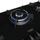 Miniatura 2 do produto Fogão Cooktop 5 Bocas Dako Supreme com Mesa de Vidro e Tripla Chama Preto Bivolt