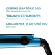 Miniatura 7 do produto Prancha Britânia Cordão Giratório 220ºC Titanium Blue Bivolt