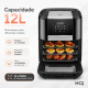 Miniatura 4 do produto Fritadeira Air Fryer Oven 12 Litros 1700W Preta 127v - HQ