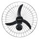 Miniatura 1 do produto Ventilador Osc Parede 60cm Preto 110v Ventisol