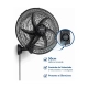 Miniatura 4 do produto Ventilador Osc Parede 50cm Preto 110v Ventisol