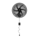 Miniatura 1 do produto Ventilador Osc Parede 50cm Preto 110v Ventisol