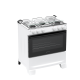 Miniatura 2 do produto Fogão 5 Bocas Branco com Mesa Inox Mônaco Plus Bivolt - Atlas