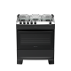 Miniatura 1 do produto Fogão 5 Bocas Preto com Mesa Inox Mônaco Top Bivolt - Atlas