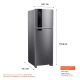 Miniatura 2 do produto Geladeira Refrigerador Frost Free 385 Litros Duplex Inox 127v - Brastemp