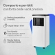 Miniatura 4 do produto Ar Condicionado Portátil 10.500 BTUs/h Frio Monofásico branco - HQ