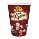Miniatura 1 do produto Balde de Pipoca 3 Litros GRANDE 18cm - Plástico Cinema Filme Família Amigos - Art House