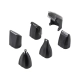 Miniatura 5 do produto Aparador de Pelos 6 em 1 Preto Bivolt - Agratto