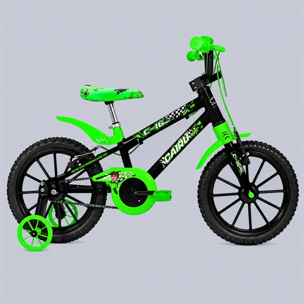 Bicicleta Cairu aro 16 com rodinhas Racer Kids