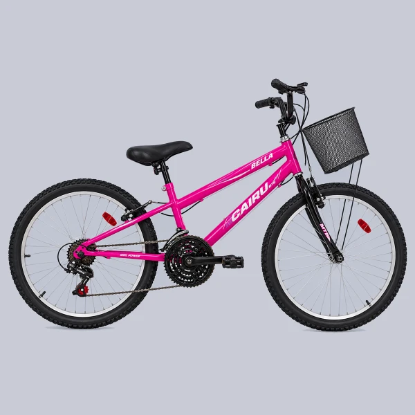 Bicicleta Cairu aro 24 com cesta Bella