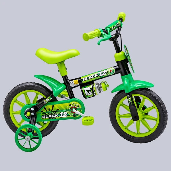 Bicicleta Cairu aro 12 com rodinhas Nathor