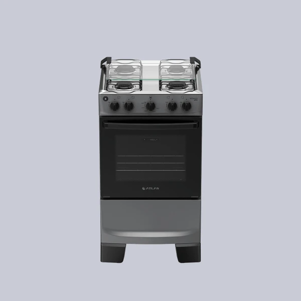 Fogão 4 Bocas com Mesa Inox Atlas Mônaco Plus