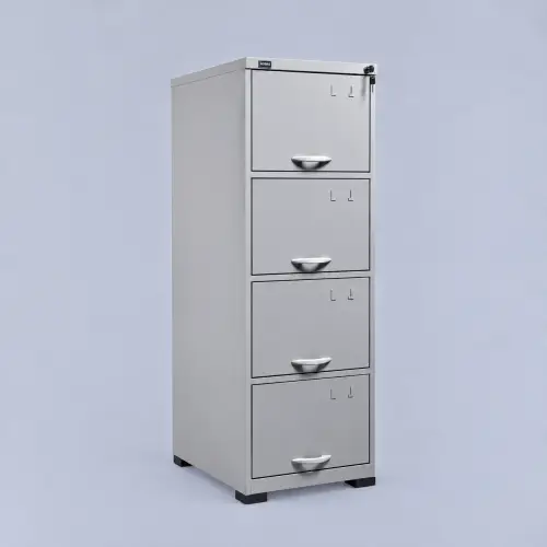 Arquivo de Aço 4 Gavetas para Pasta Suspensa CH22 133x47x71 cm Nobre Móveis