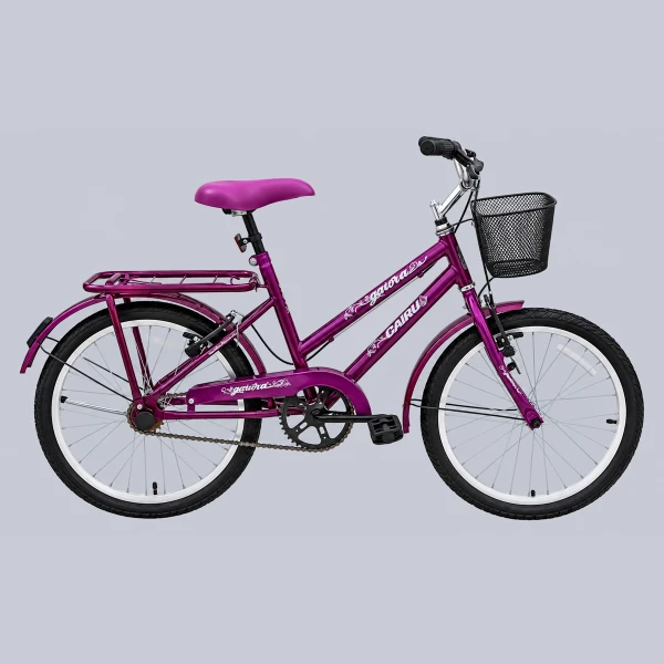 Bicicleta Cairu aro 20 com cesta Genova