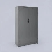 Armário de Aço PA150 2 Portas 3 Prateleiras Cinza - imagem 1