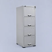 Arquivo de Aço 4 Gavetas para Pasta Suspensa CH22 133x47x71 cm Nobre Móveis - imagem 1